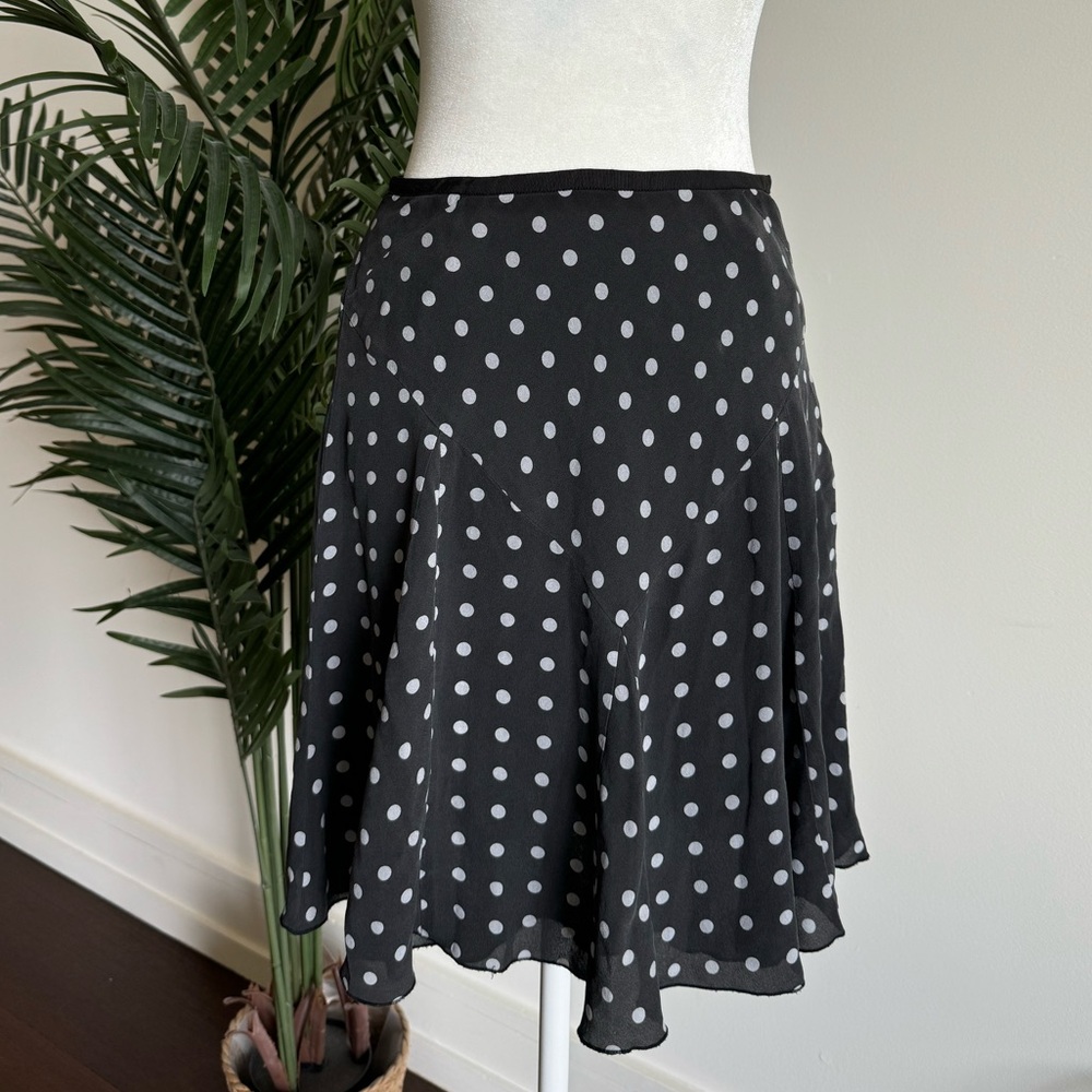 Vintage Anne Klein Polka Dot Skirt